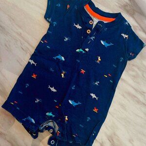 Carter's Baby Boys' Romper in Blue